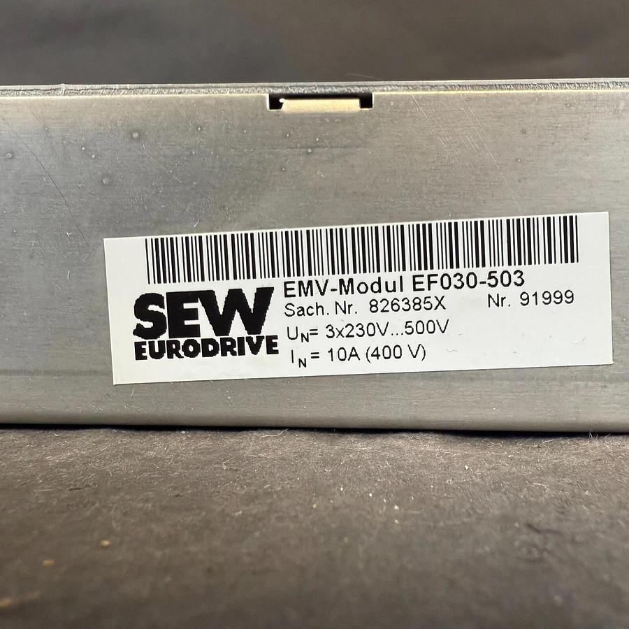 Used SEW EURODRIVE EMV-Modul EF030-503 PLC MODULE ($60 OBO)
