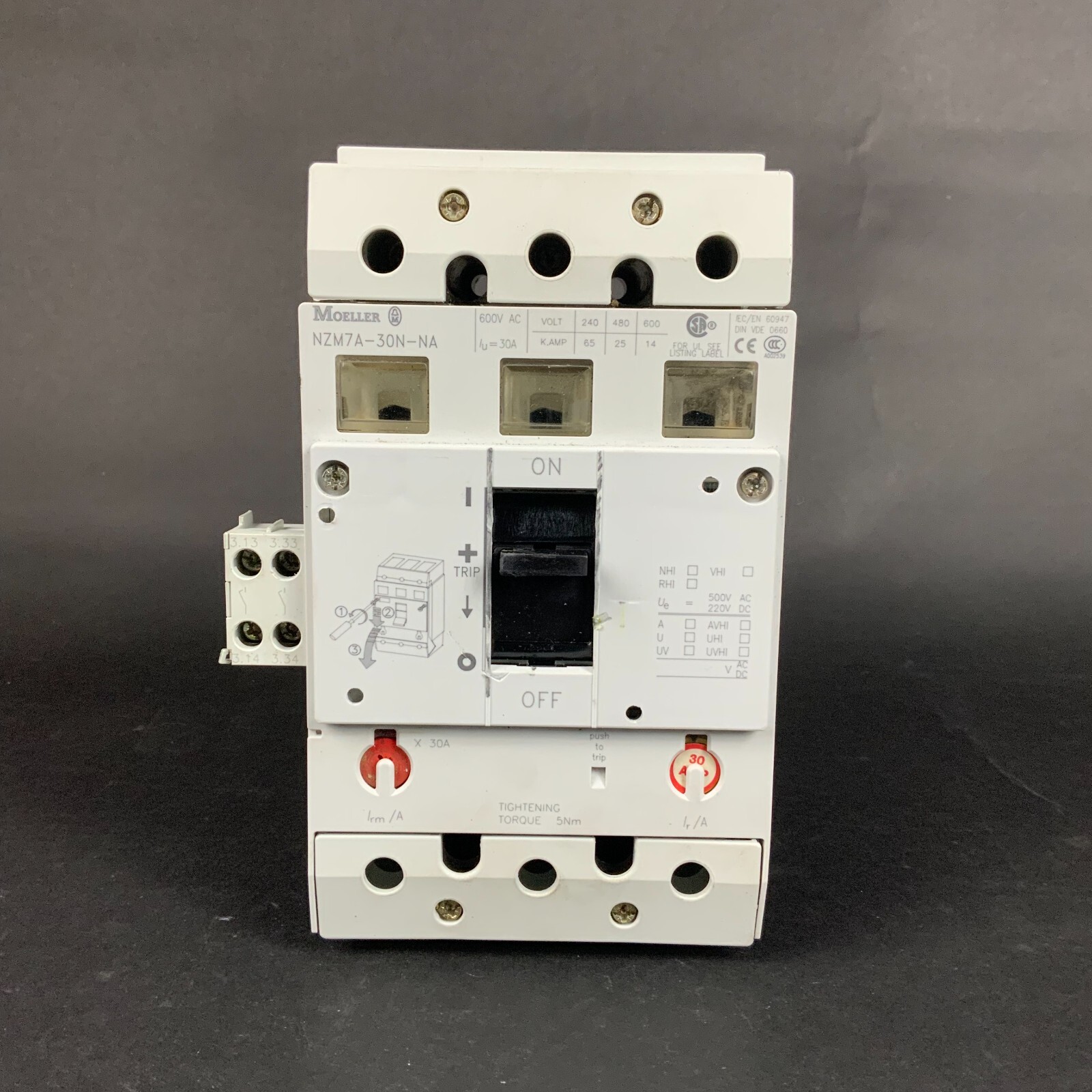 Used MOELLER NZM7A-30N-NA CIRCUIT BREAKER ($300 OBO)
