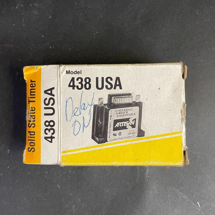 Used ARTISAN 438 USA SOLID STATE TIME CAPSULE UNIVERSAL DELAY TIMER CONTROL OEM USA