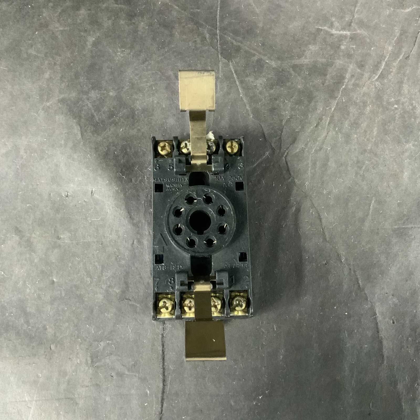 Used MATSUSHITA AT8-RFD RELAY SOCKET ($10 OBO)