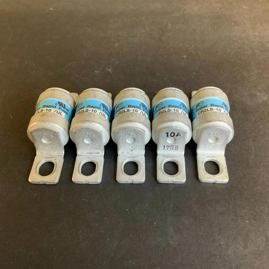 FUJI ELECTRIC CR2LS-10 SUPER RAPID FUSE - SET OF 5 ($40 OBO)