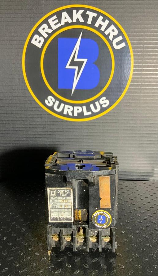 Used SQUARE D 8501-G040 CONTROL RELAY ($5 OBO)