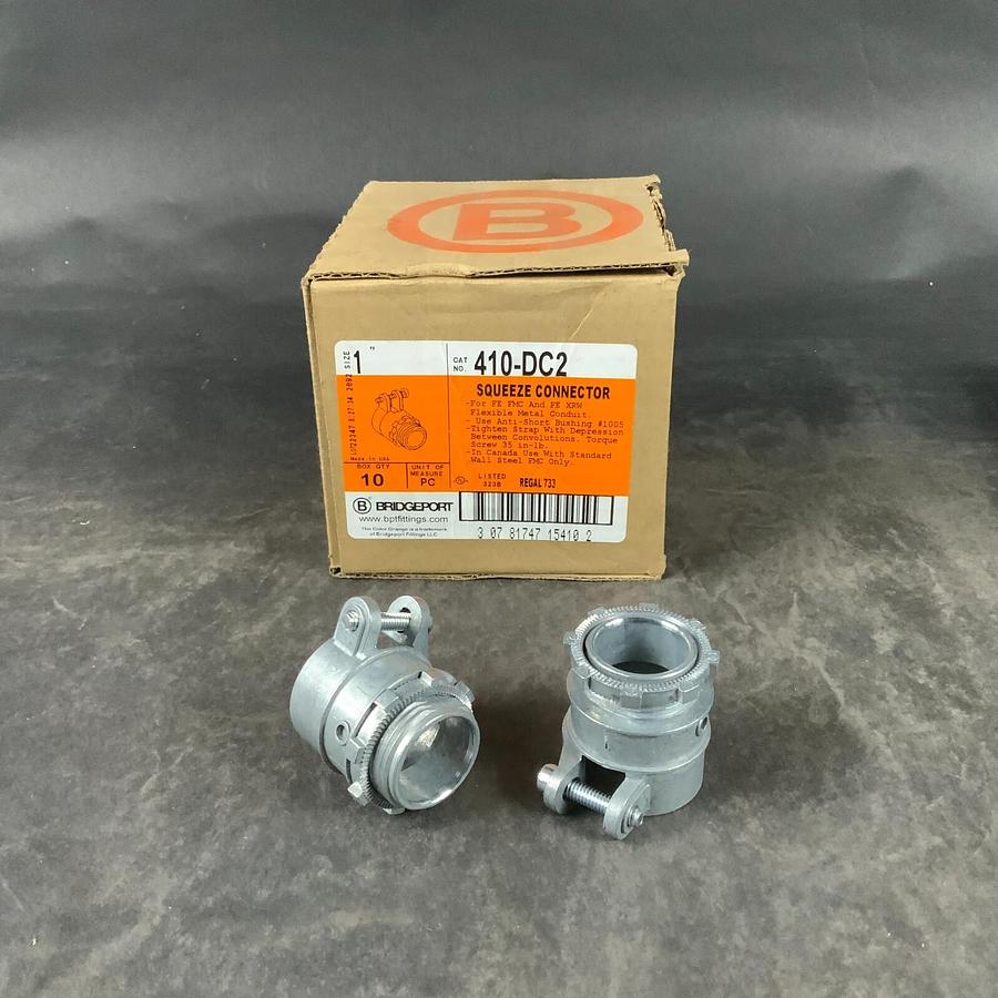 Used BRIDGEPORT 410-DC2 SQUEEZE CONNECTOR - SET OF 10 ($35 OBO)