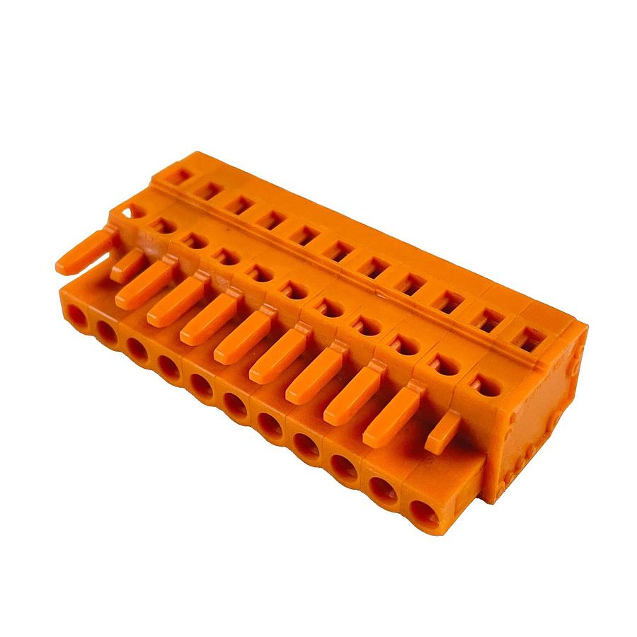 Used WAGO MCS MIDI 231 11-POLE PLUGGABLE TERMINAL BLOCK FEMALE CONNECTOR 300V 15A