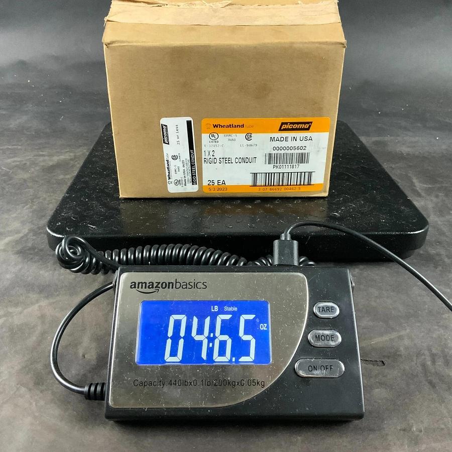 Used PICOMA - 1X2 RIGID STEEL CONDUIT - SET OF 25 ($30 OBO)