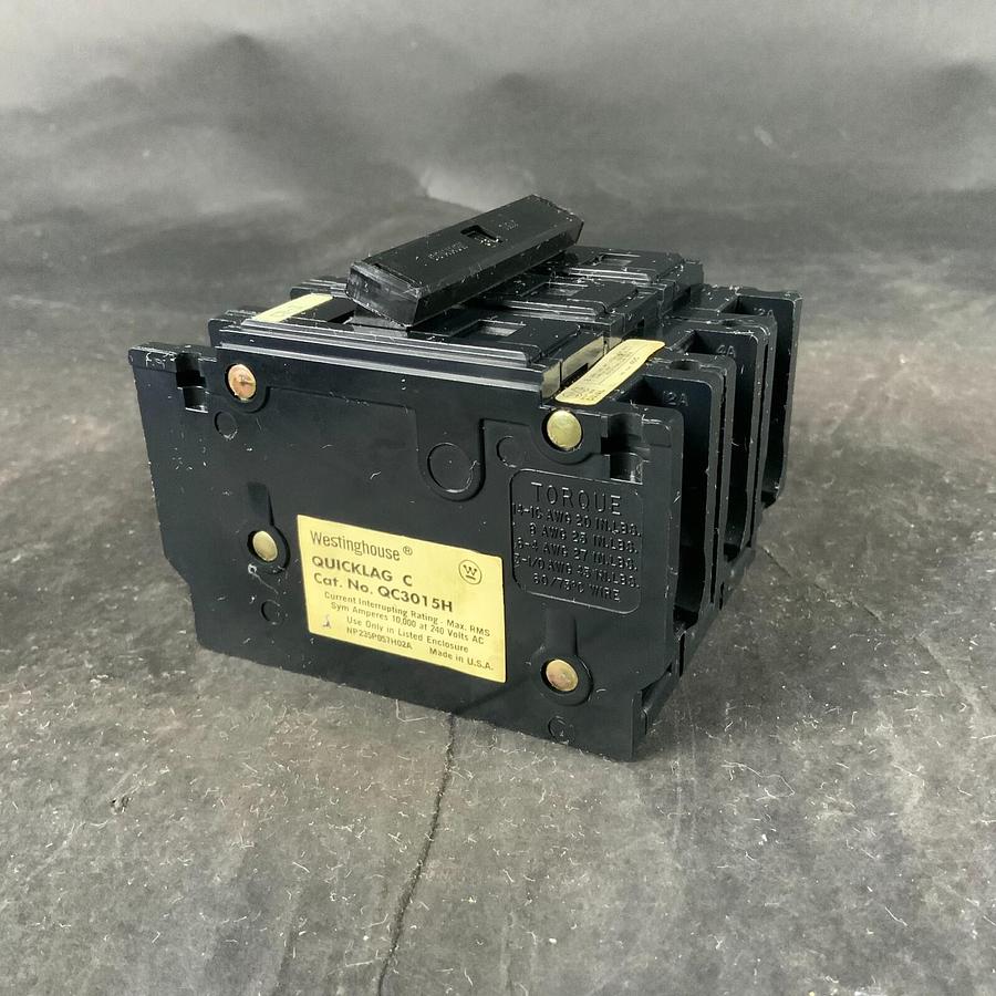 Used WESTINGHOUSE QC3015H CIRCUIT BREAKER ($15 OBO)