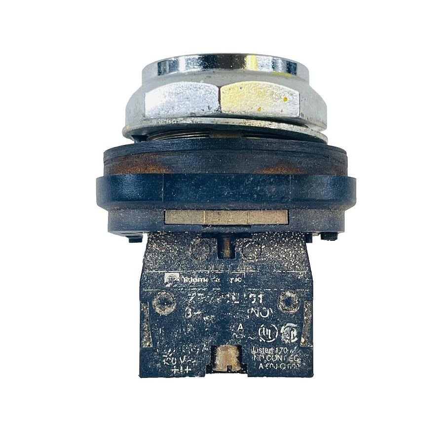 Used TELEMECANIQUE ZB2-BE101 PUSHBUTTON SWITCH 22MM BLACK FLUSH OPERATOR 1NO 10A 500V