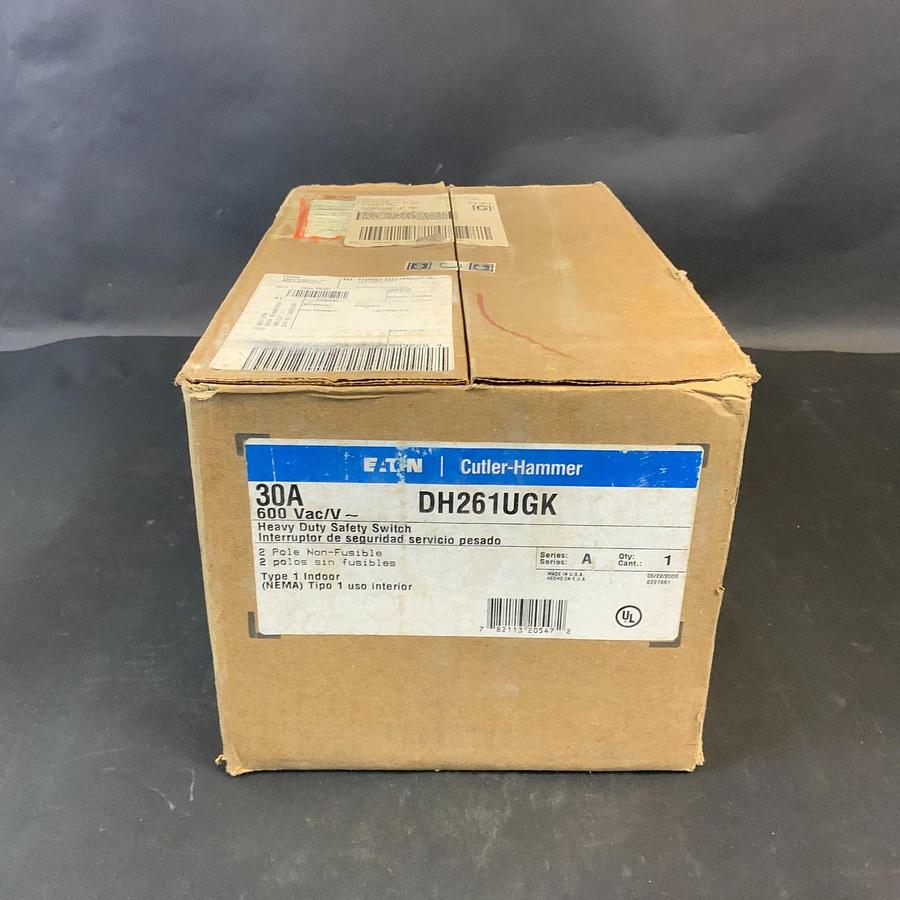 Used EATON CUTLER-HAMMER DH261UGK HEAVY DUTY SAFETY SWITCH ($35 OBO)