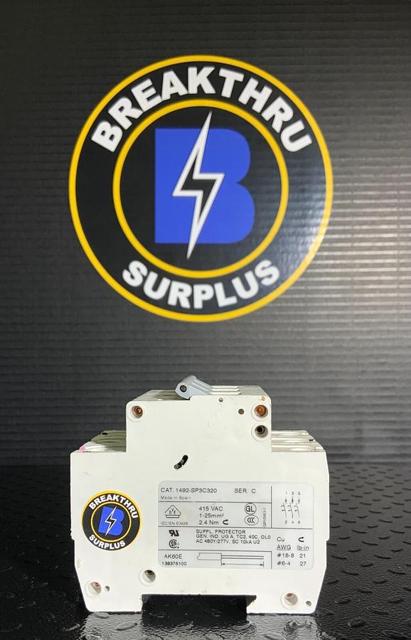 Used ALLEN BRADLEY 1492-SP3C320 ($29.99/EACH OBO)
