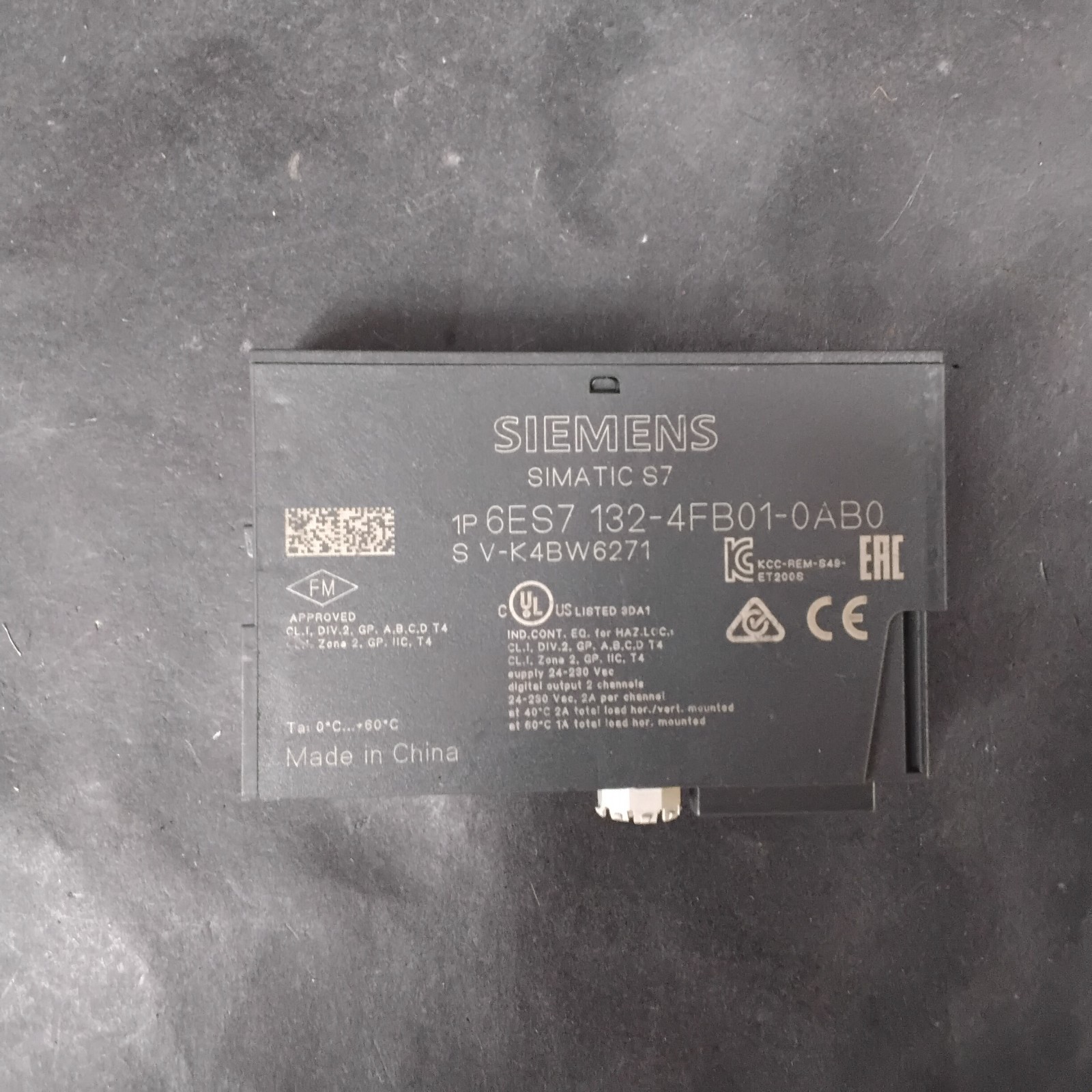 Used SIEMENS 6ES7 132-4FB01-0AB0 ELECTRONIC MODULE ($13 OBO)