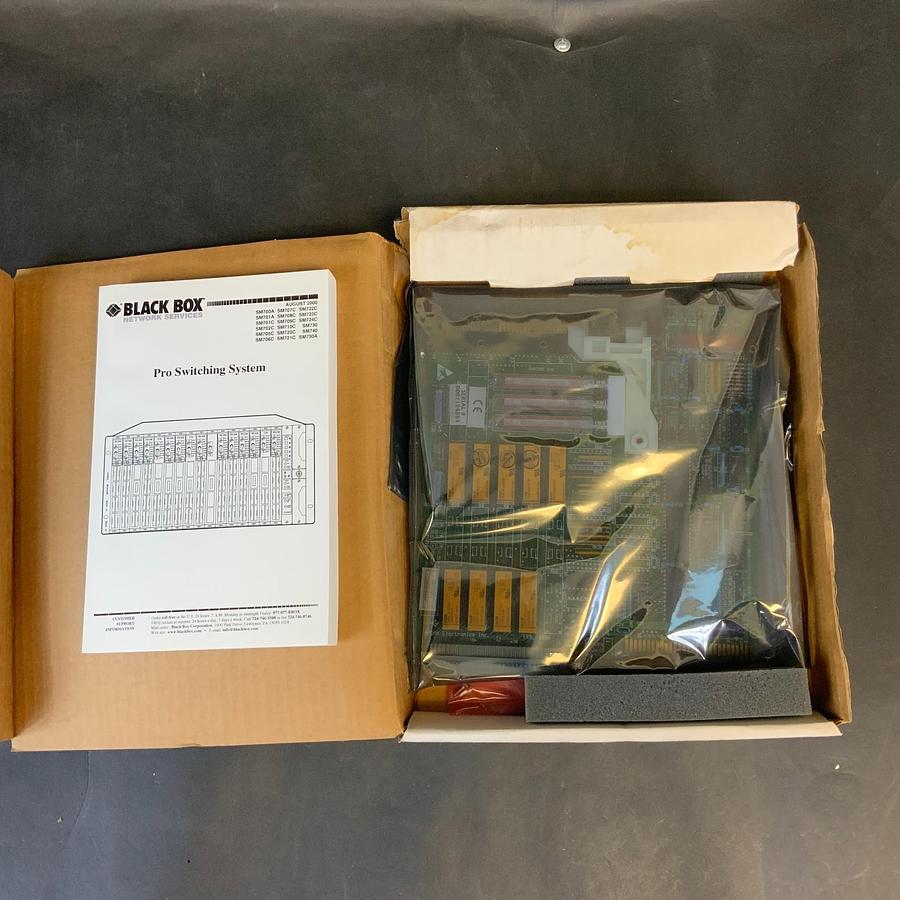 BLACK BOX SM706C PRO SWITCHING SYSTEM ($50 OBO) - NEW OPEN BOX