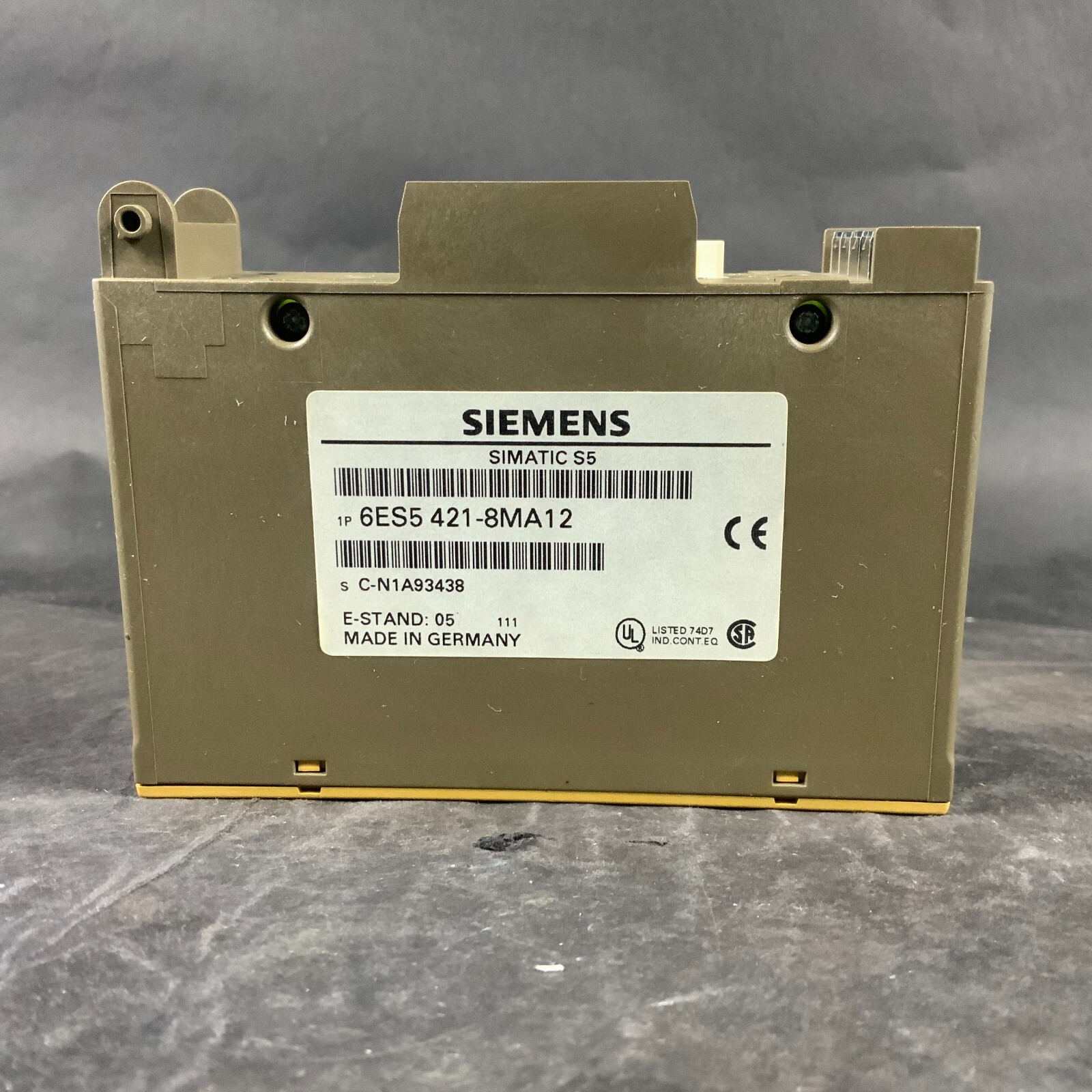 Used SIEMENS 6ES5421-8MA12 SIMATIC S5 INPUT MODULE ($15 OBO)