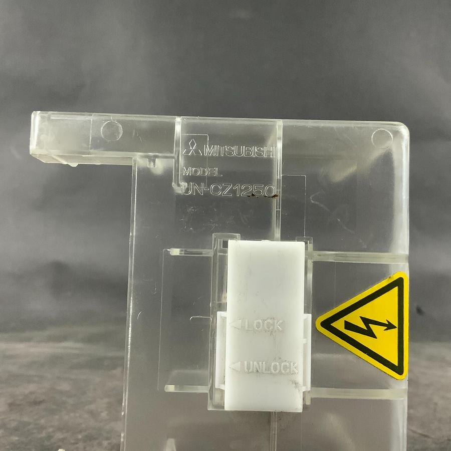 Used MITSUBISHI UN-CZ1250 CONTACTOR TERMINAL COVER ($17 OBO)