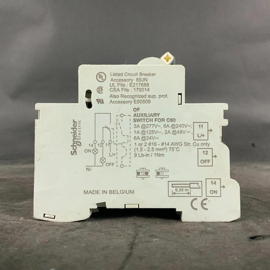 Used SCHNEIDER ELECTRIC D13 C60 CIRCUIT BREAKER ($20 OBO)
