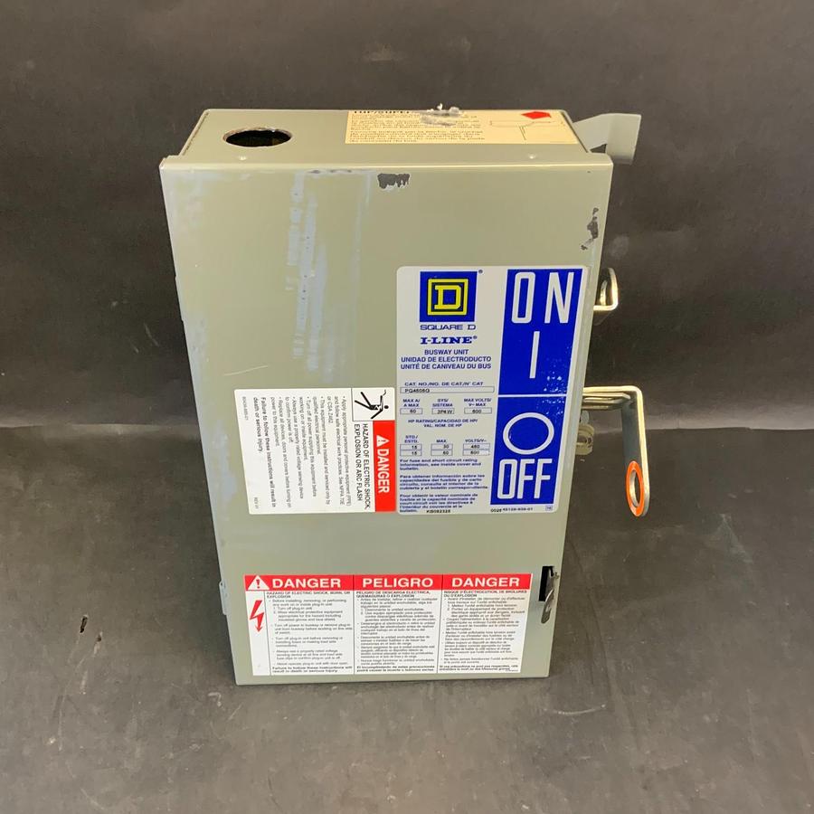 Used SQUARE D I-LINE PQ4606G FUSIBLE BUSWAY PLUG-IN UNIT ($350 OBO)