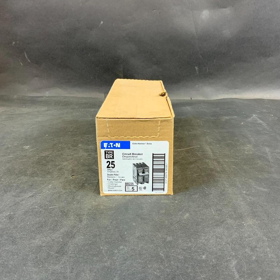 EATON BR225 CIRCUIT BREAKER - BOX OF 5 ($50 OBO) 786676362900