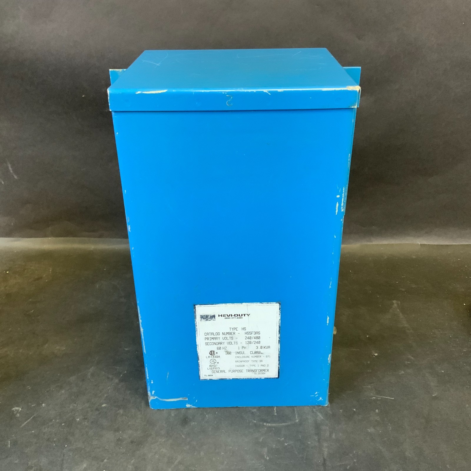 Used HEVI-DUTY HS5F3AS TRANSFORMER ($150 OBO)