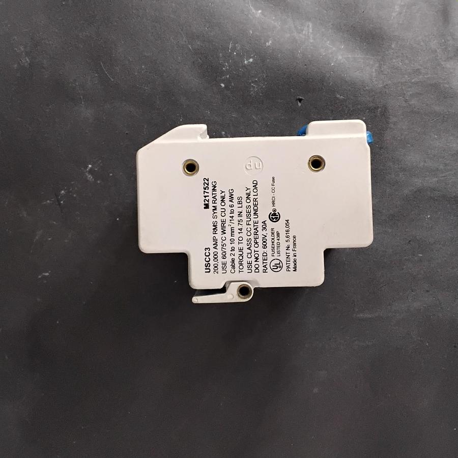 Used FERRAZ SHAWMUT USCC3 ULTRASAFE FUSEHOLDER ($17 OBO)