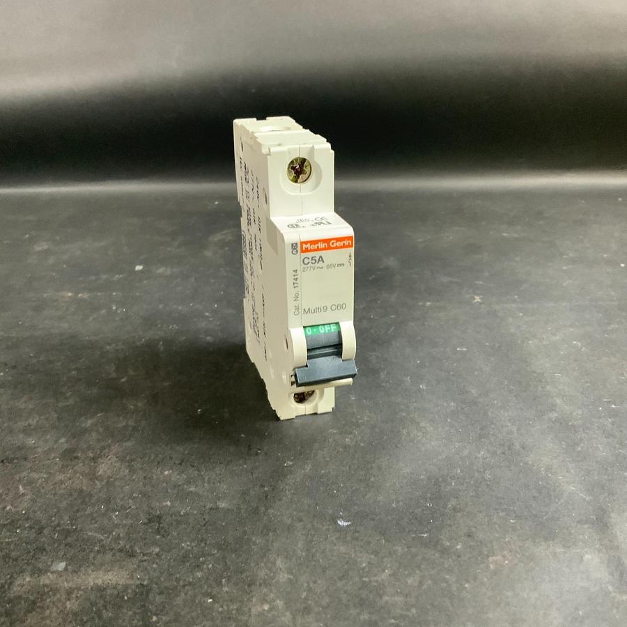 Used MERLIN GERIN 17414 C60 C5A CIRCUIT BREAKER ($10 OBO)