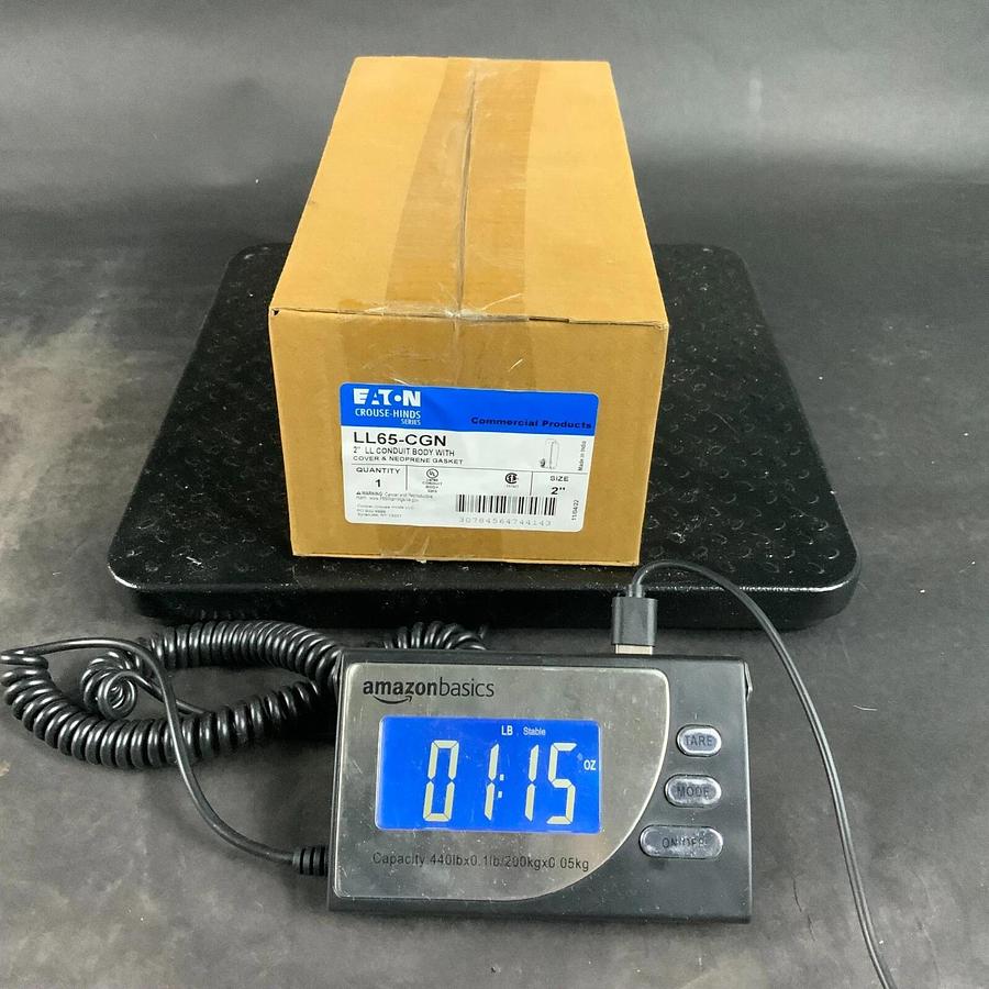 Used EATON LL65-CGN - LL CONDUIT BODY - COVER AND GASKET ($50 OBO)