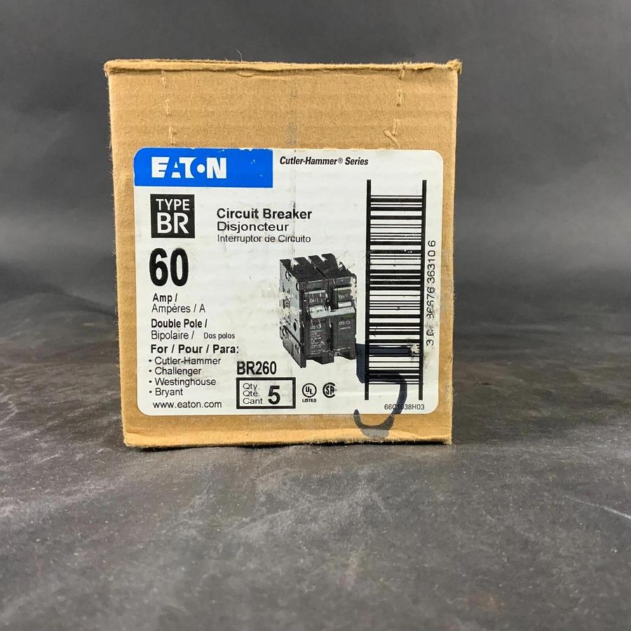 Used EATON BR260 CIRCUIT BREAKER - SET OF 5 ($75 OBO)