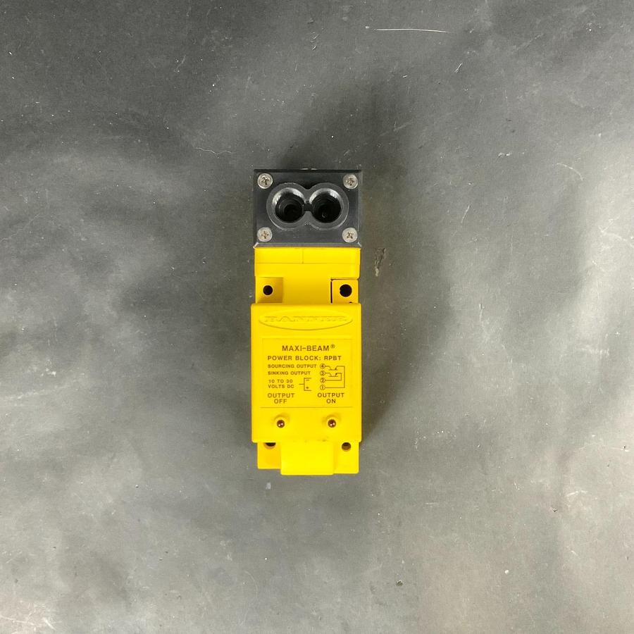 Used BANNER MAXI-BEAM RPBT POWER BLOCK + RSBF SENSOR HEAD ($50 OBO)