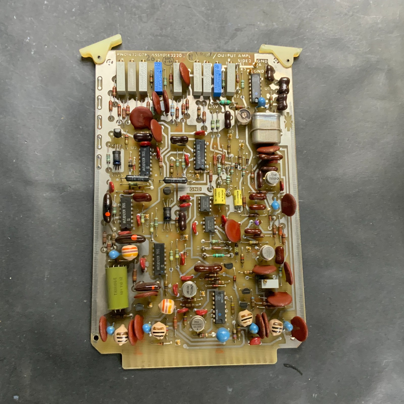 Used SPECTRAL DYNAMICS DET/OUTPUT AMPL ASSY0143220 / PN01432107K PC BOARD ($80 OBO)