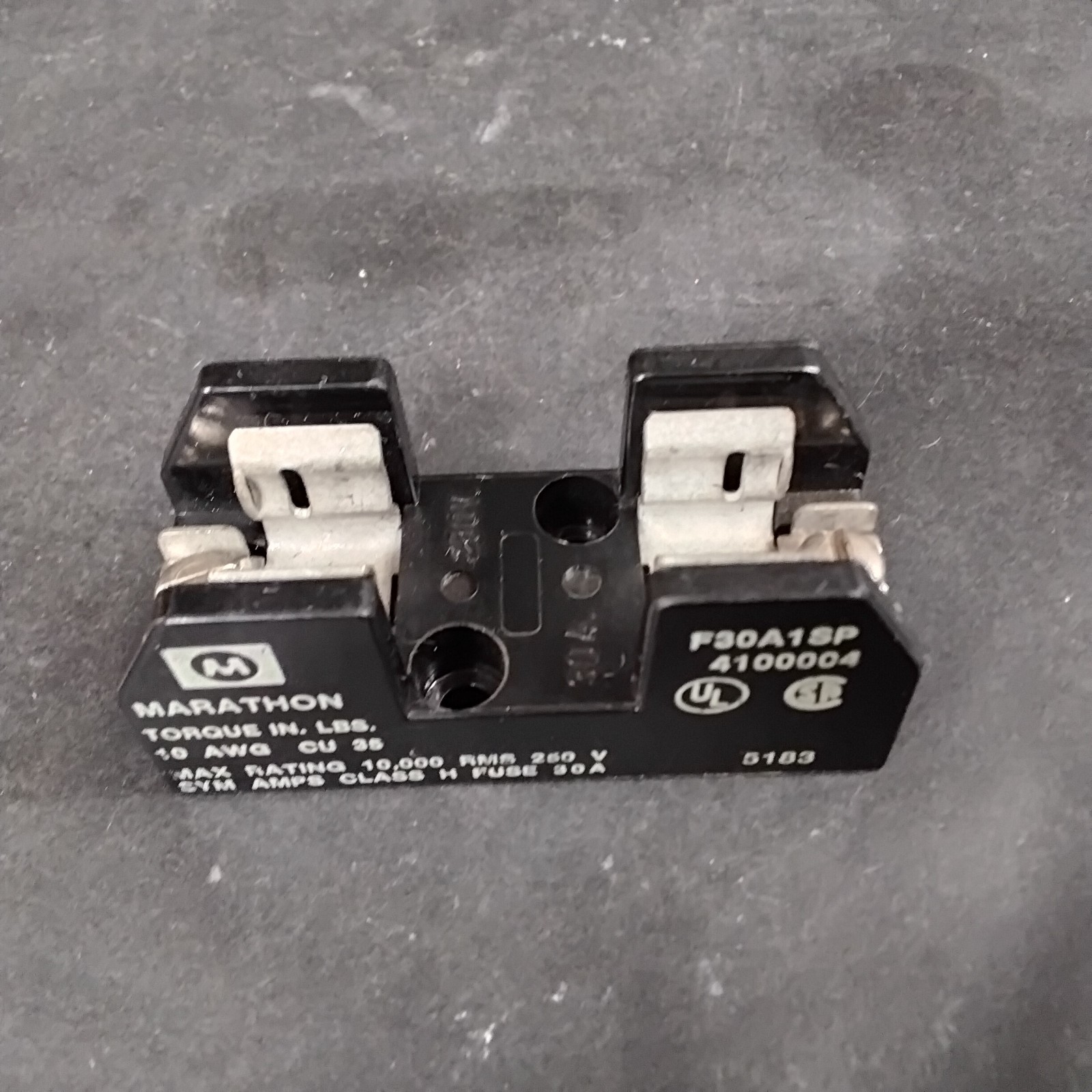 Used MARATHON F30A1SP FUSE HOLDER ($10 OBO)
