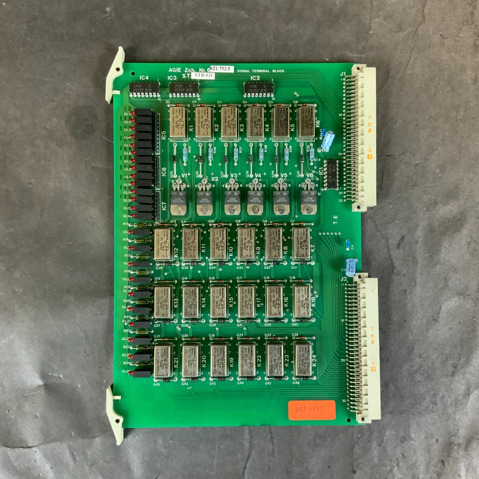 Used AGIE 621.752.5 621142.9 STB-02C SIGNAL TERMINAL BLOCK ($50 OBO)