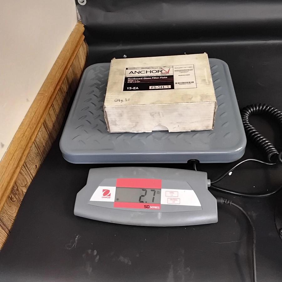 ANCHOR FS-5H-5 HARDENED GLASS FILTER PLATE ($100 OBO)