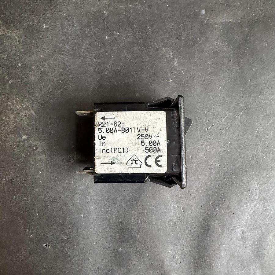 Used AIRPAX R21-62-5.00A-B011V-V CIRCUIT BREAKER ($20 OBO)