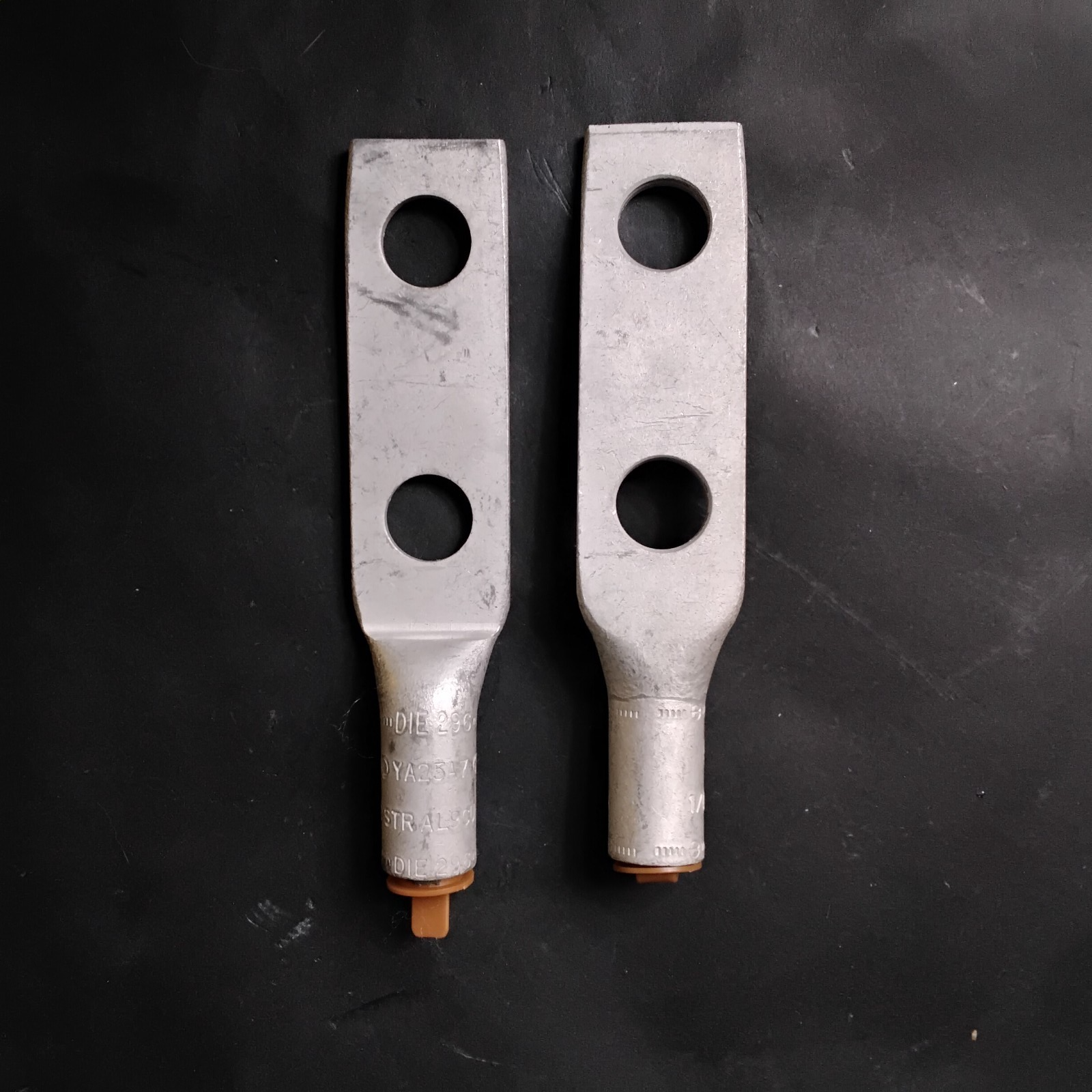 Used BURNDY YA25A7 COMPRESSION LUGS-GROUP OF 2 ($8.50 OBO)