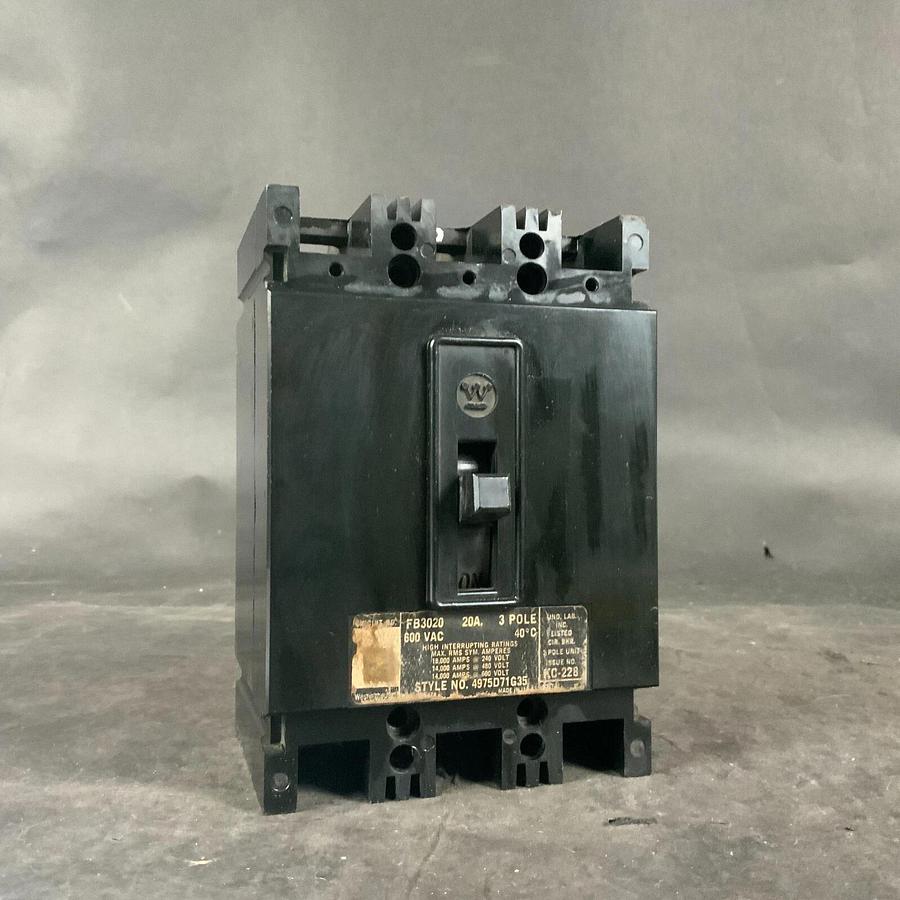 Used WESTINGHOUSE FB3020 CIRCUIT BREAKER ($30 OBO)
