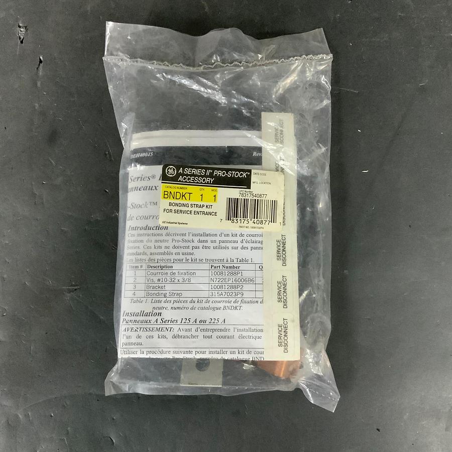 GENERAL ELECTRIC BNDKT BONDING STRAP KIT ($13 OBO)