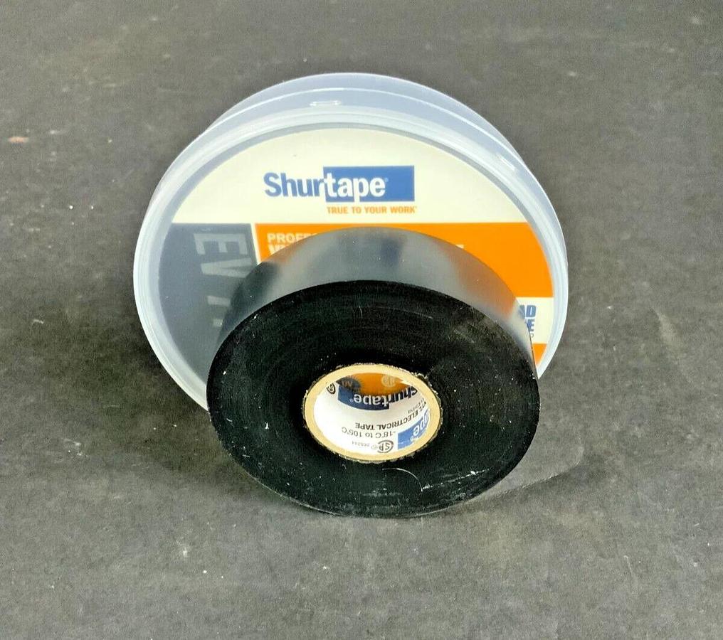 Used SHURTAPE EV77 VINYL ELECTRICAL TAPE - SET OF 2 - NEW ($8)