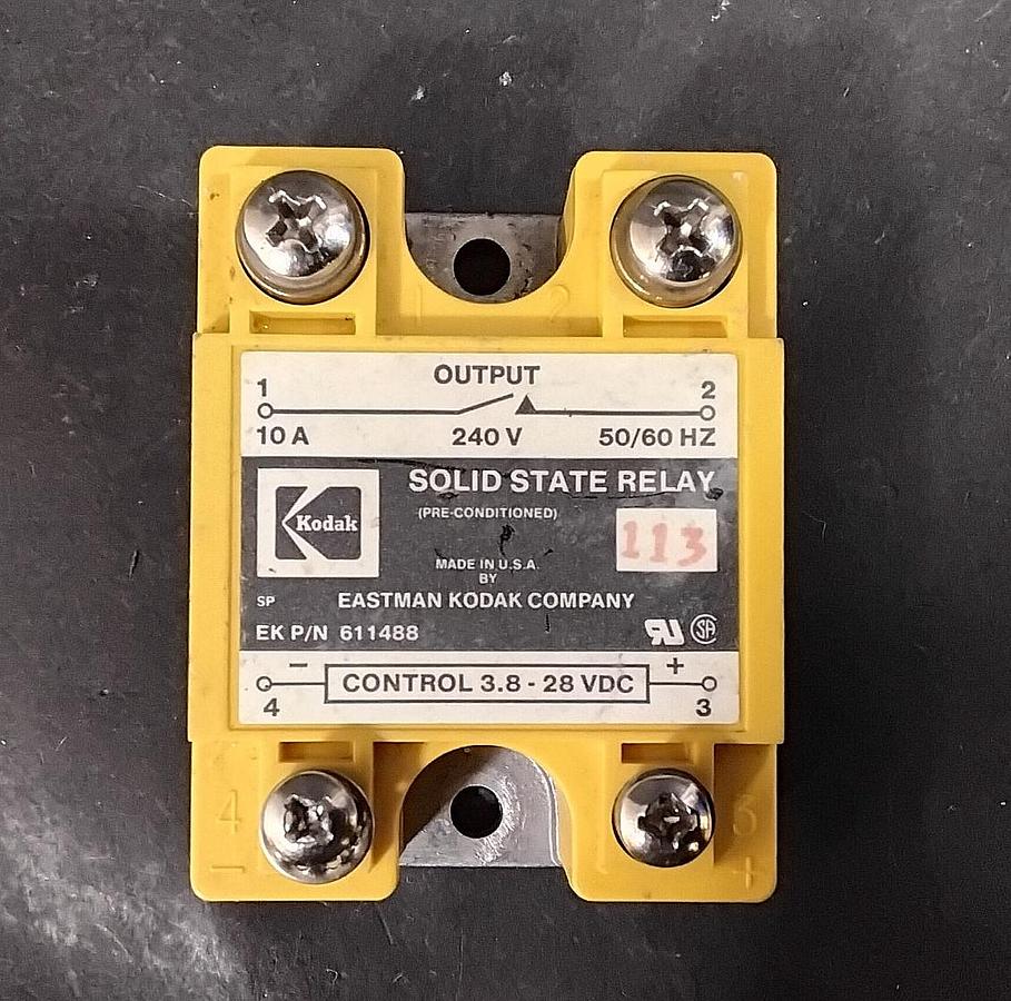 Used KODAK EK P/N 611488 SOLID STATE RELAY ($15 OBO)