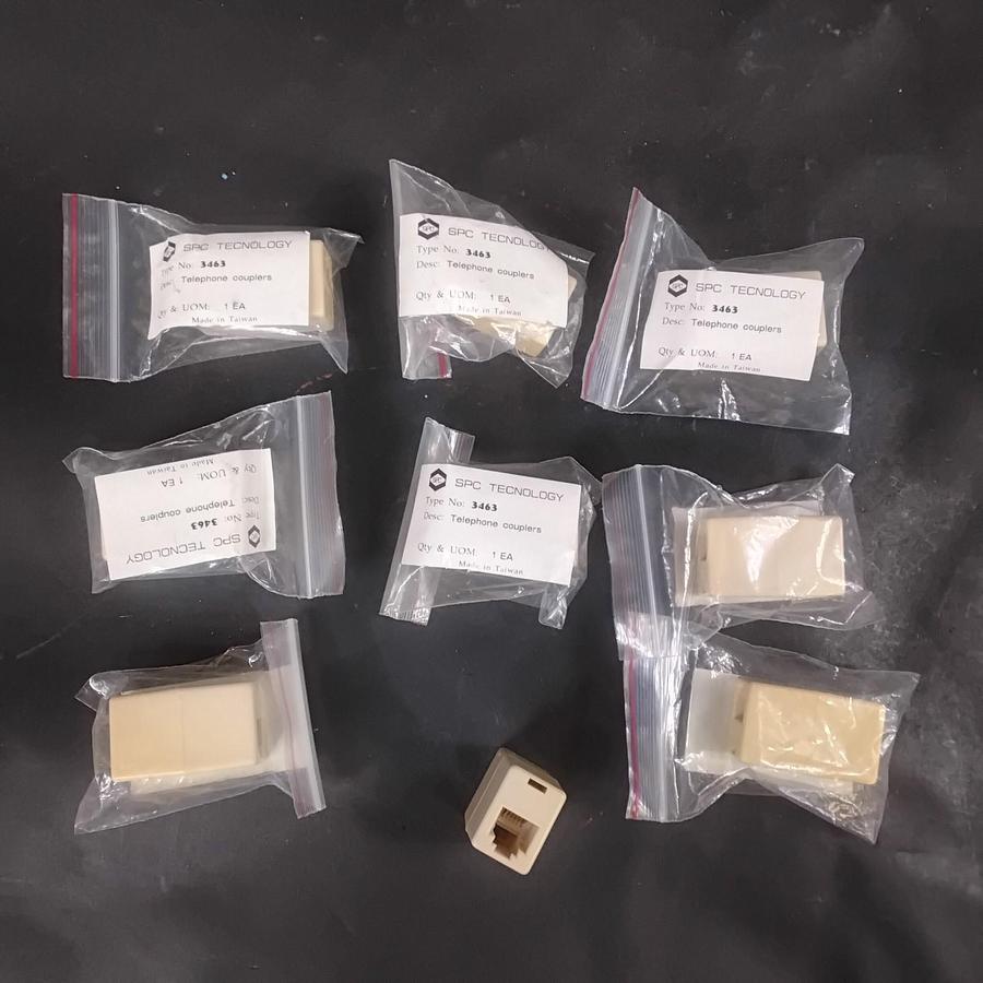 Used SPC TECHNOLOGY 3463 TELEPHONE COUPLERS - GROUP OF 9 ($6 OBO)