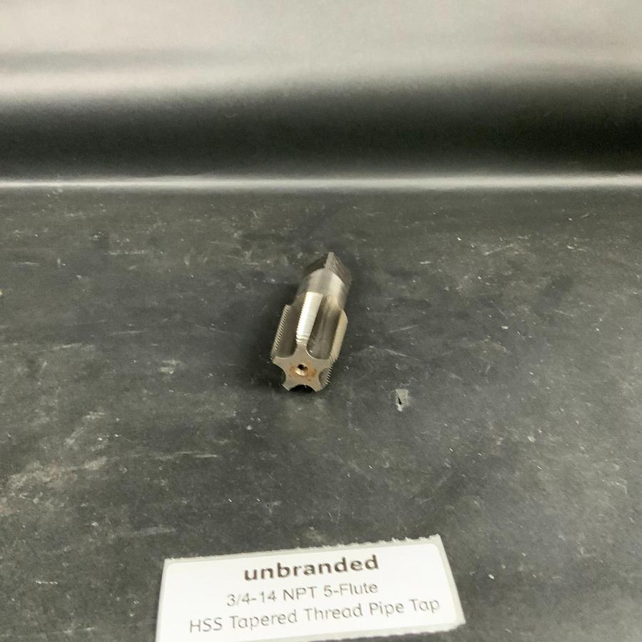 Used Unbranded 3/4-14 NPT 5-FLUTE HSS TAPERED THREAD PIPE TAP ($10 OBO)