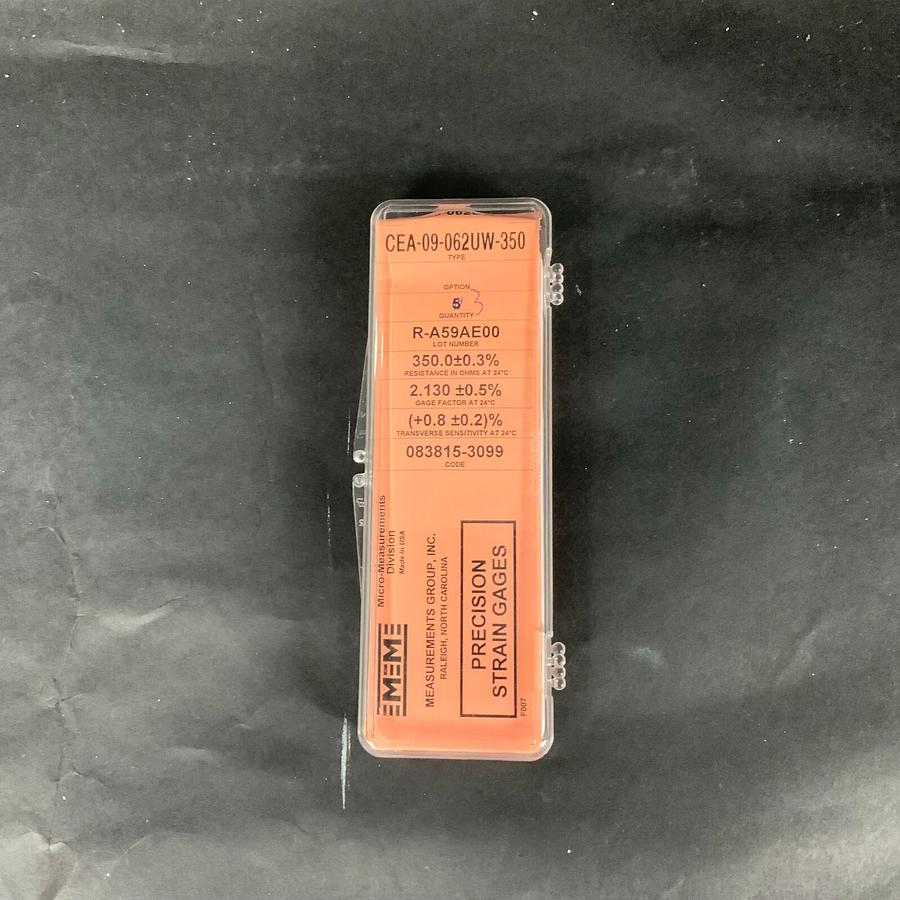 MICRO-MEASUREMENTS CEA-09-062UW-350 PRECISION STRAIN GAUGE - LOT OF 3 ($15 OBO)