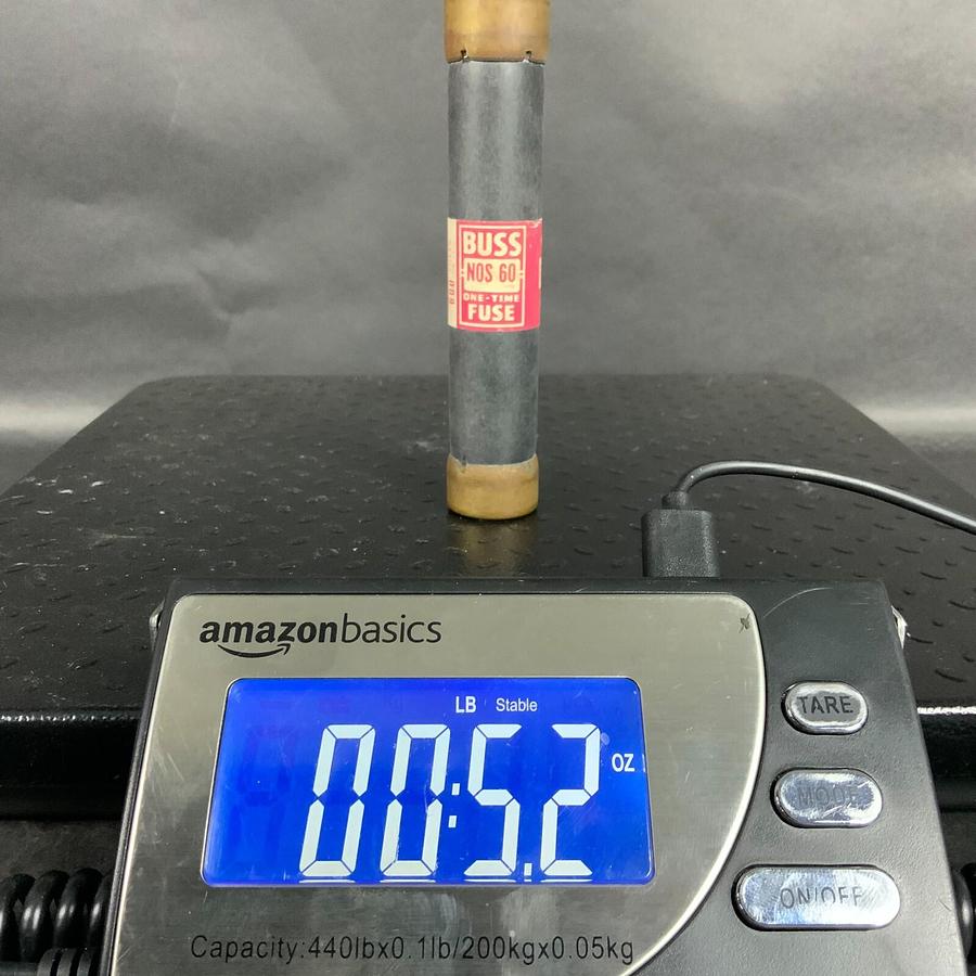 Used BUSSMANN NOS-60 ONE-TIME FUSE ($10 OBO)