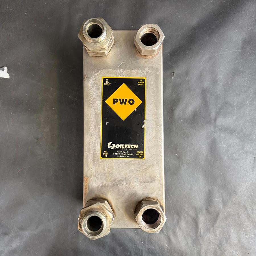 Used OILTECH PWO B10-40 WATEROIL COOLER