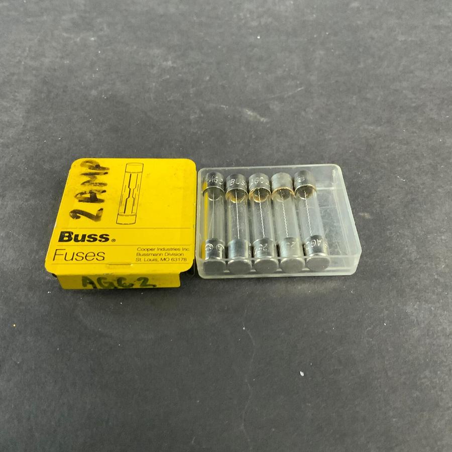 BUSSMANN AGC-2 FUSE - SET OF 5 ($6.50 OBO)