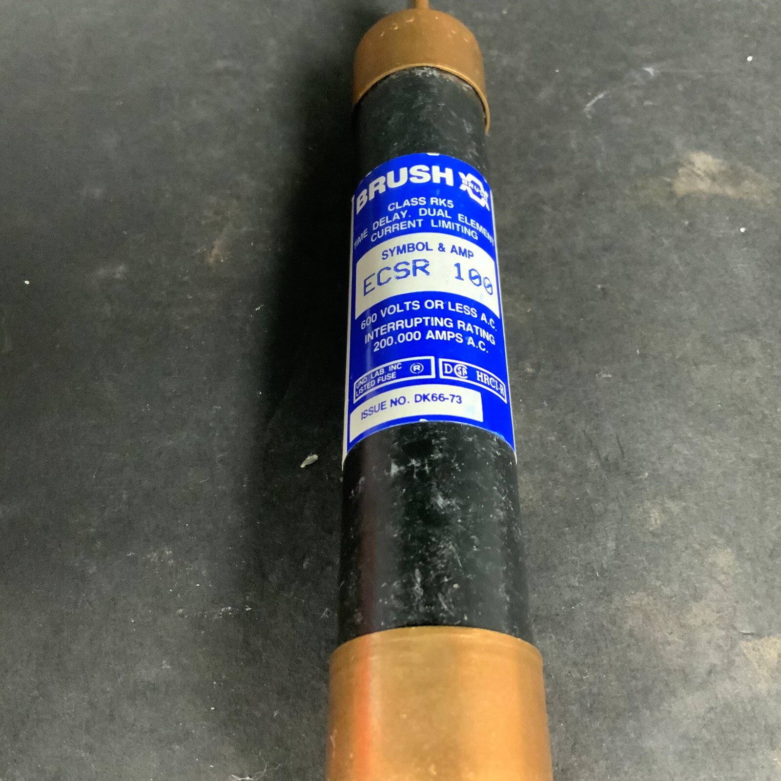 Used BRUSH RELIANCE ECSR-100 FUSE ($20 OBO)