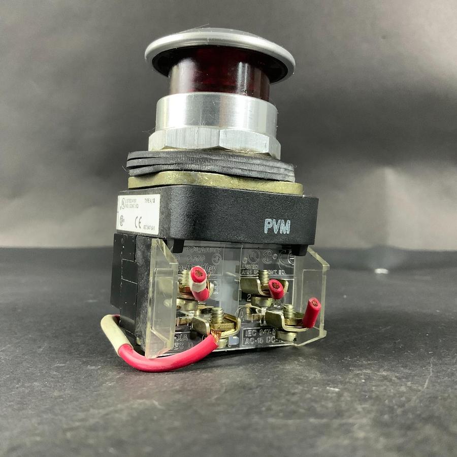 Used ALLEN BRADLEY 800T-FXP16 D4 RED PUSHBUTTON ($50 OBO)