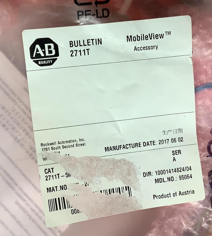 ALLEN BRADLEY 2711T-5MCABLE