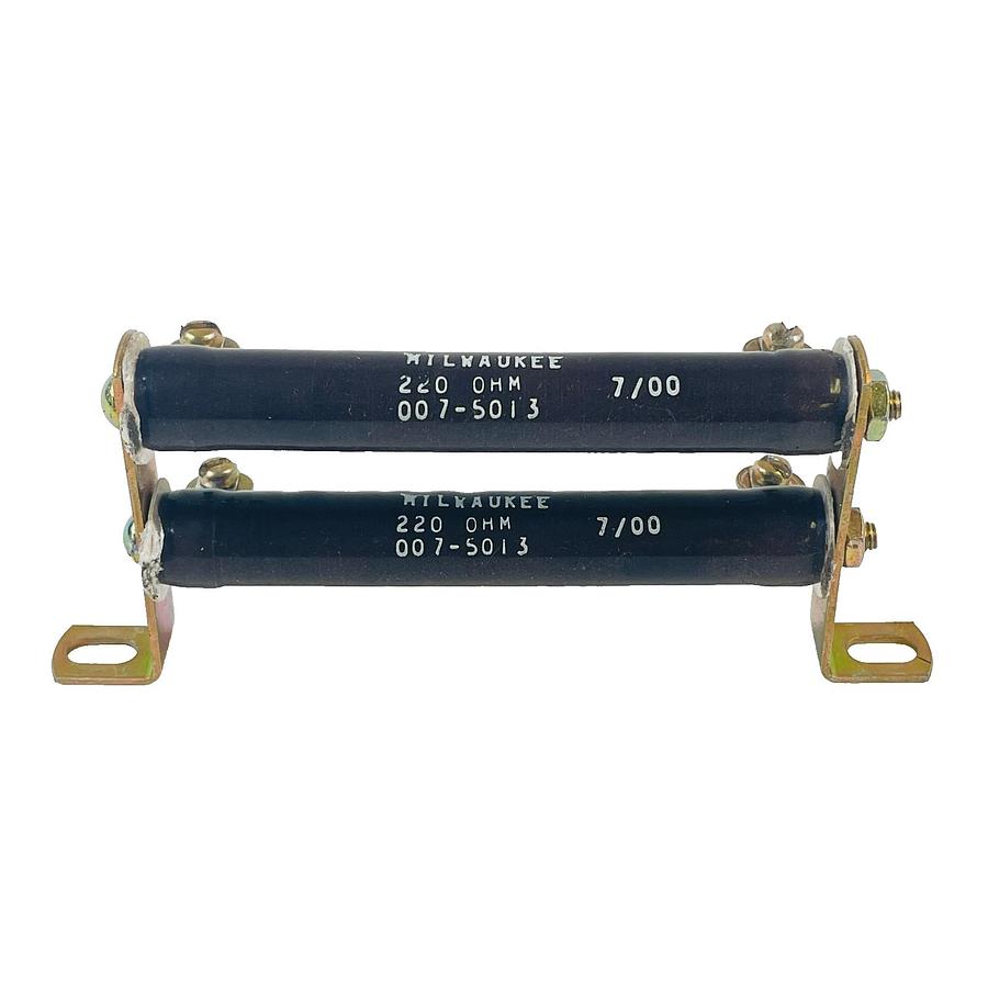 Used MILWAUKEE 007-5013 DUAL 220 OHM RESISTOR 7/00 ELECTRONIC COMPONENT REFURBISHED