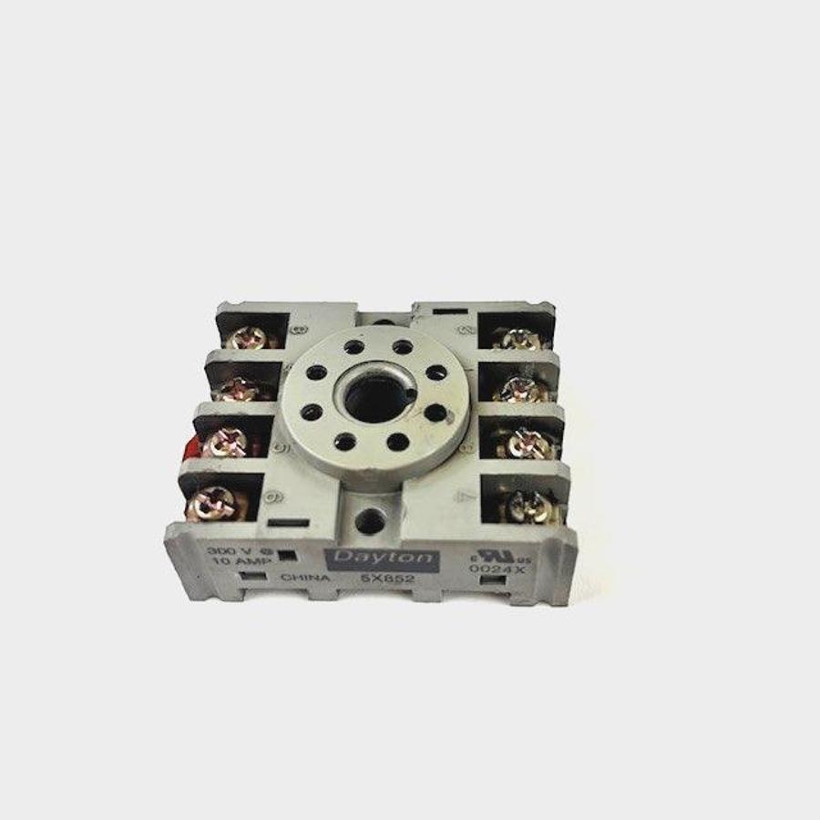 Used DAYTON 5X852 RELAY SOCKET