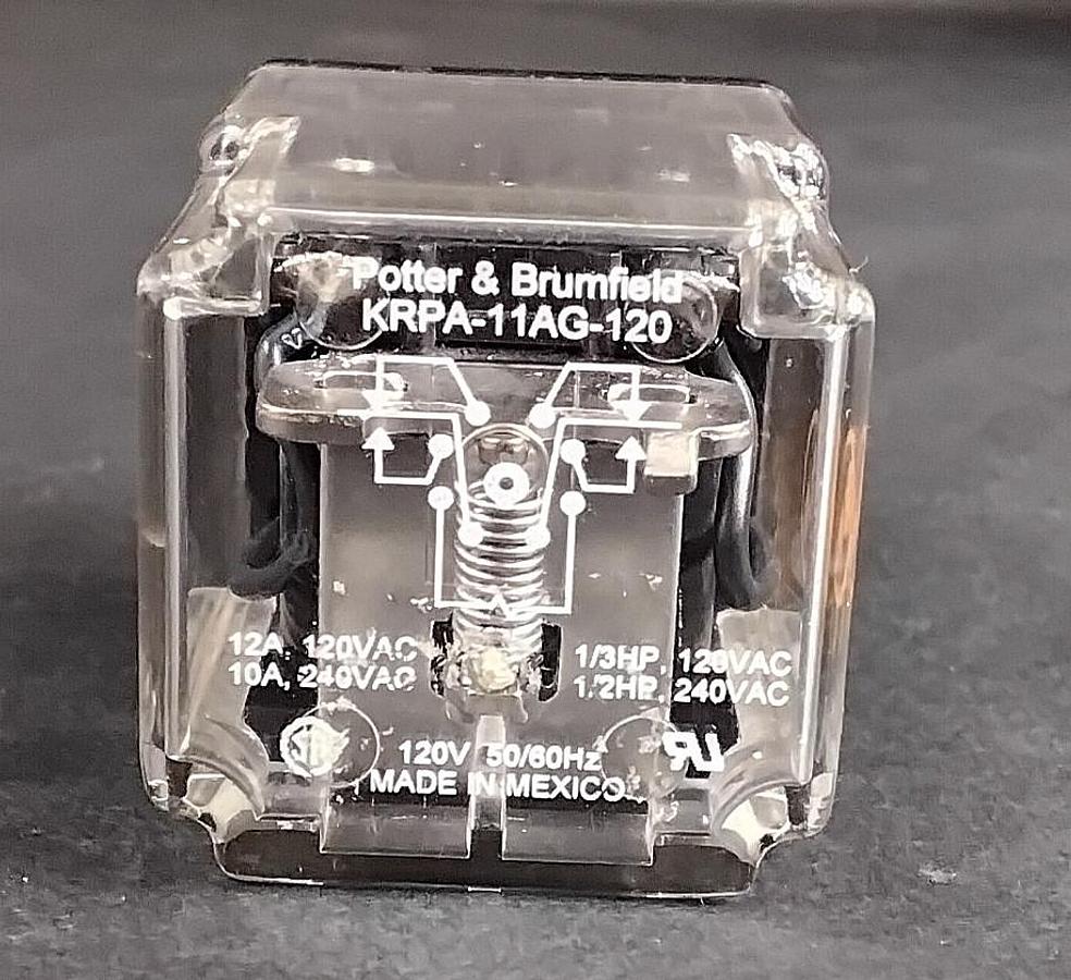 Used POTTER &BRUMFIELD KRPA-11AG-120 RELAY ($20 OBO)