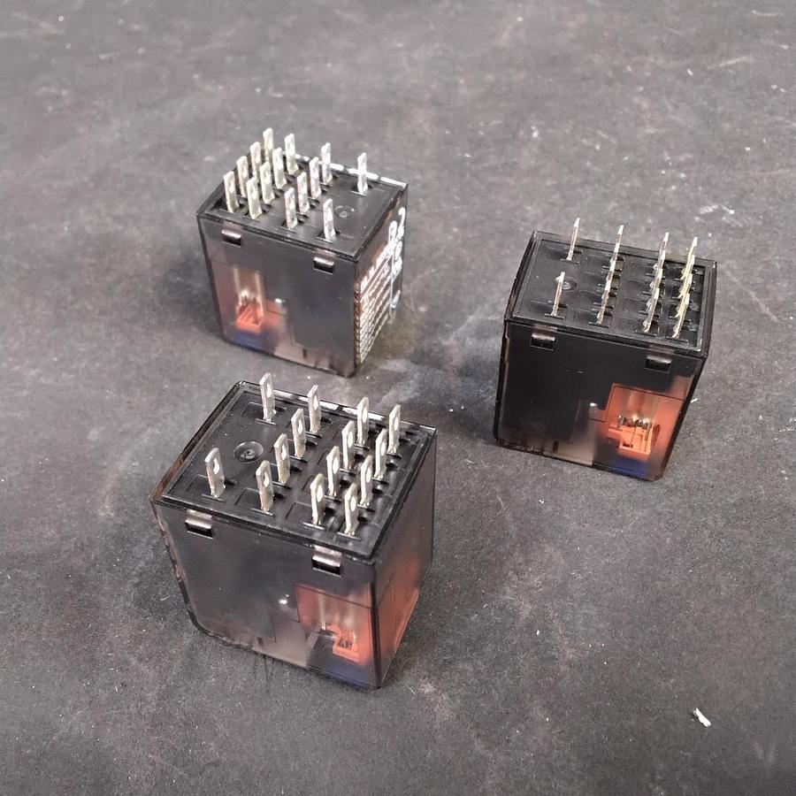 Used SCHRACK PT570024 MINIATURE RELAYS- GROUP OF 3 ($11 OBO)