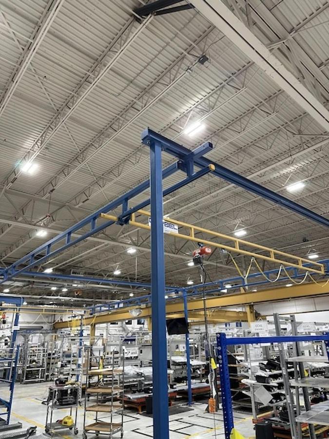 Used Bridge Crane - Gorbel 250lb CAP-44'-10" L x 20'-6 1/2" W x 11'-6" H ($12500 OBO)